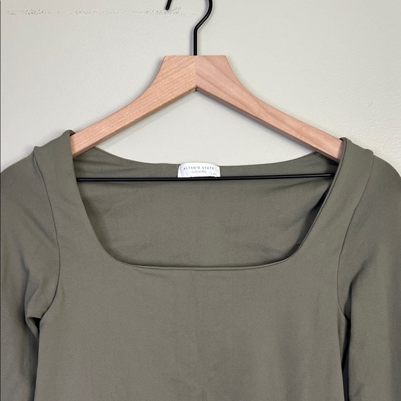 Altar’d State Intimates Square Neck Blouse L/XL Green - Picture 3 of 6